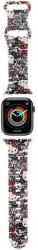 Hello Kitty Curea Hello Kitty Silicone Tags Graffiti pentru Apple Watch 42mm / 41mm / 40mm / 38mm Series, Bej