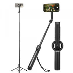 Spigen Selfie Stick Bluetooth Spigen S580W, Universal, Negru