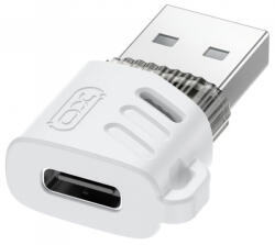 XO Design Adaptor Date si Incarcare USB-C - USB-A XO Design NB256D, Alb