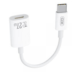 XO Design Adaptor Date si Incarcare USB-C - Lightning XO Design NB-R268A, Alb