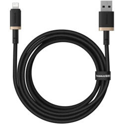 Baseus Cablu Date si Incarcare USB-A - Lightning Baseus Dura Series, 18W, 2m, Auriu P10377801U01-02