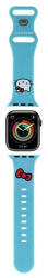 Hello Kitty Curea Hello Kitty Silicone Kitty Head pentru Apple Watch 42mm / 41mm / 40mm / 38mm Series, Albastra