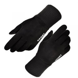 Techsuit Manusi De Iarna Tactile Unisex Techsuit ST0009, Marime Universala, Negre