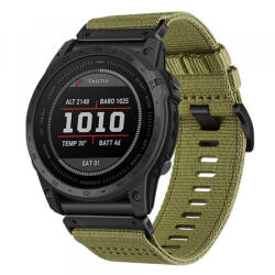 Techsuit Curea Techsuit W070 pentru Garmin Watch Fenix / Forerunner Series, 22mm, Verde