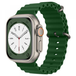 Techsuit Curea Techsuit W038 pentru Apple Watch 49mm / 46mm / 45mm / 44mm / 42mm Series, Verde Inchis - koubsolutions