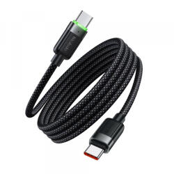 Mcdodo Cablu Date si Incarcare USB-C - USB-C McDodo CA-2000 Self Winding, 60W, 1.2m, Negru - koubsolutions