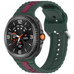 Techsuit Curea Techsuit W078 pentru Samsung Galaxy Watch9 / Watch8 / Watch8 Classic Series, Verde Inchis