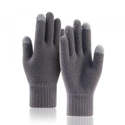 Techsuit Manusi De Iarna Tactile Barbati Techsuit ST0013, Marime 22cm, Gri