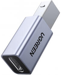 UGREEN Adaptor Date USB-B UGREEN US382, USB-C, Gri