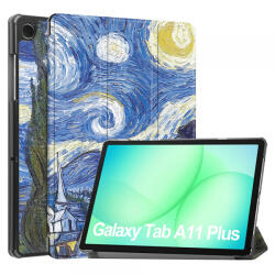 Techsuit Husa pentru Samsung Galaxy Tab A11+ / Tab A9+, Techsuit, FoldPro Starry Night, Multicolor - koubsolutions