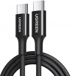 UGREEN Cablu Date si Incarcare USB-C - USB-C UGREEN L501, 60W, 2m, Negru - koubsolutions