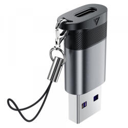 ACEFAST Adaptor Date si Incarcare USB-C - USB-A Acefast J8, Gri - koubsolutions