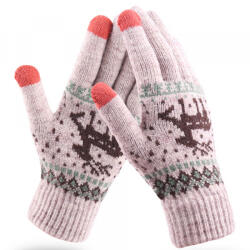 Techsuit Manusi De Iarna Tactile Dama Techsuit ST0002, Marime Universala, Kaki