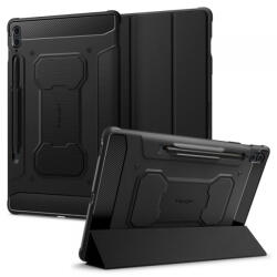 Spigen Husa pentru Samsung Galaxy Tab S9 FE+, Spigen, Rugged Armor Pro, Neagra