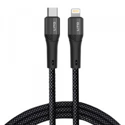 Lito Cablu Date si Incarcare USB-C - Lightning Lito LD14CL, 30W, 1m, Negru