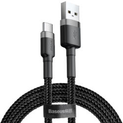 Baseus Cablu Date si Incarcare USB-A - USB-C Baseus Cafule, 60W, 1m, Gri CATKLF-BG1