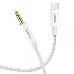 hoco. Cablu Audio USB-C - 3.5mm HOCO UPA19, 1m, Argintiu - koubsolutions