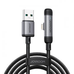 JOYROOM Cablu Date si Incarcare USB-A - Lightning Joyroom S-A56 EnjoyX Angled, 18W, 1.2m, Negru - koubsolutions