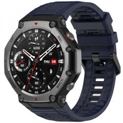 Techsuit Curea Techsuit W067 pentru Amazfit T-Rex 3, Bleumarin