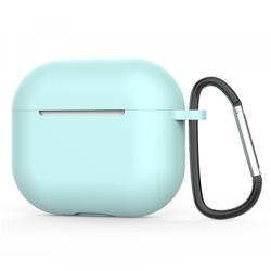 Techsuit Husa Techsuit Silicone pentru Apple AirPods 4, Turcoaz Deschis - koubsolutions