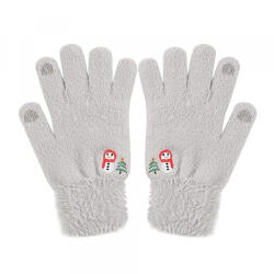 Techsuit Manusi De Iarna Tactile Dama Techsuit ST0011, Marime 17cm, Gri