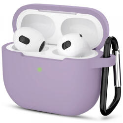 Techsuit Husa Techsuit Silicone pentru Apple AirPods 3, Mov - koubsolutions