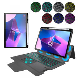 Techsuit Husa cu Tastatura pentru Lenovo Tab P11 Pro Gen 2, Techsuit, KeyTab Pro, Neagra