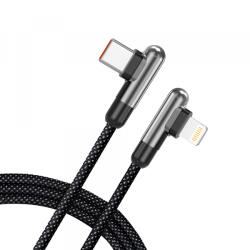 Lito Cablu Date si Incarcare USB-C - Lightning Lito LD13CL, 30W, 1m, Negru - koubsolutions