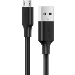 UGREEN Cablu Date si Incarcare USB-A - microUSB UGREEN US289, 18W, 1m, Negru - koubsolutions