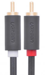 UGREEN Cablu Audio UGREEN AV104, 2 x RCA - 2 x RCA, 5m, Negru