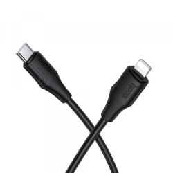 hoco. Cablu Date si Incarcare USB-C - Lightning HOCO X124, 27W, 1m, Negru - koubsolutions