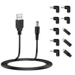 Techsuit Cablu Incarcare Techsuit AC21 ChargeNest, 1.5m, 11in1, Negru - koubsolutions