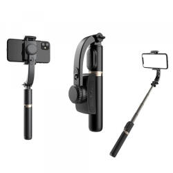 Techsuit Selfie Stick Bluetooth Techsuit Q08, Universal, Negru