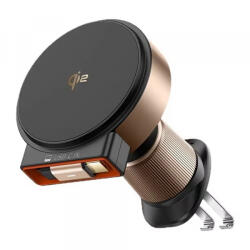 Mcdodo Incarcator Auto Wireless McDodo CH-0091, 15W, 1.67A, Auriu - koubsolutions