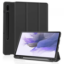 Techsuit Husa pentru Samsung Galaxy Tab S7 FE, Techsuit, Flex Trifold, Neagra