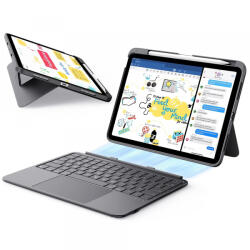 ESR Husa cu Tastatura pentru Apple iPad Air 11 (2026) / iPad Air 11 (2025) / Air 11 (2024) / Air (2022) / Air (2020), ESR, Flex, Gri - koubsolutions