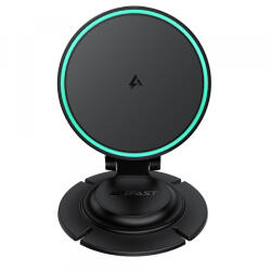ACEFAST Incarcator Auto Wireless Acefast D65, 15W, 1.67A, Negru