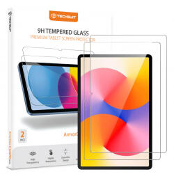 Techsuit Folie de protectie Ecran Techsuit ArmorGlass CrystalHD pentru Huawei MatePad SE 11, Sticla Securizata, Full Glue, Set 2 bucati - koubsolutions