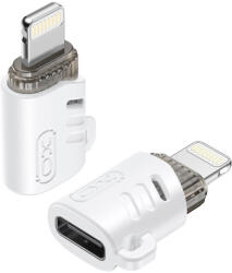 XO Design Adaptor Date si Incarcare USB-C - Lightning XO Design NB256E, Alb