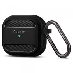 Spigen Husa Spigen Rugged Armor pentru Apple AirPods 3, Neagra