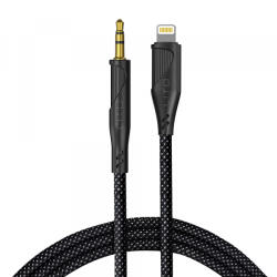 Lito Cablu Audio Lightning - 3.5mm Lito LA02, 1m, Negru