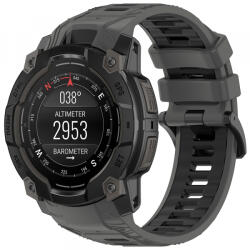 Techsuit Curea Techsuit W077 pentru Garmin Instinct 3 45mm Solar / Instinct 3 45mm, Gri