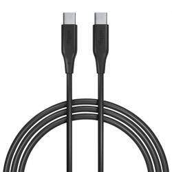 Allity Cablu Date si Incarcare USB-C - USB-C Allity. AUC-02, 100W, 1m, Negru - koubsolutions