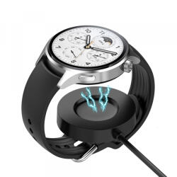 Techsuit Incarcator Wireless Techsuit TXC6 pentru Xiaomi Watch S1 Pro, USB-A, Negru - koubsolutions