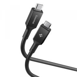 Spigen Cablu Date si Incarcare USB-C - USB-C Spigen EB24012CC, 240W, 1.2m, Negru ACA09461 - koubsolutions