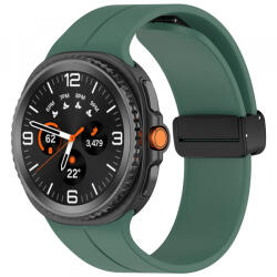 Techsuit Curea Techsuit W011 pentru Samsung Galaxy Watch9 / Watch8 / Watch8 Classic Series, Verde Inchis