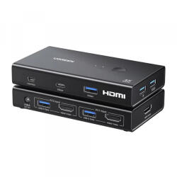 UGREEN Switch Video HDMI UGREEN AK502 (45452), Negru