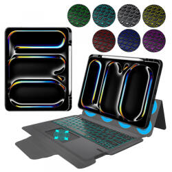 Techsuit Husa cu Tastatura pentru Apple iPad Pro 13 (2024), Techsuit, KeyTab Pro, Neagra
