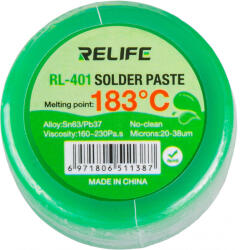 Relife Pasta Fludor Relife RL-401, 30g, Punct Topire 183 Grade