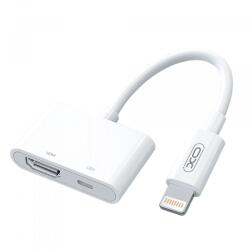 XO Design Adaptor Audio si Video Lightning - HDMI / Lightning XO Design HUB005, Alb